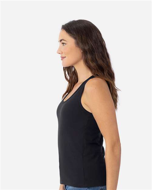 Women's Cotton Tank Top – On Model – Side