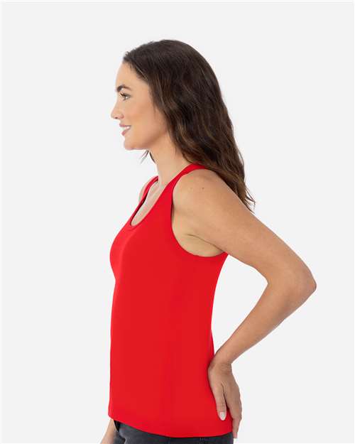 Women's Cotton Tank – On Model – Side