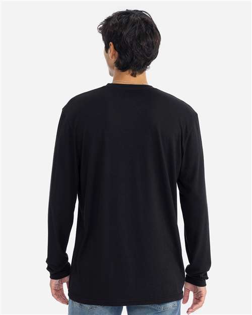Unisex Triblend Long Sleeve T-Shirt – On Model – Back