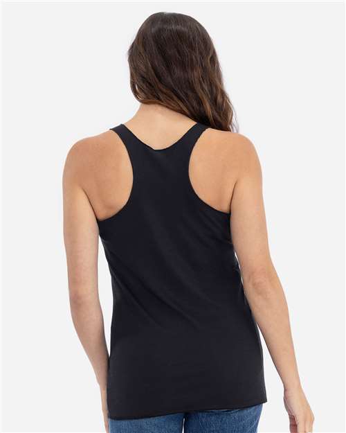 Women’s Triblend Racerback Tank Top – On Model – Back