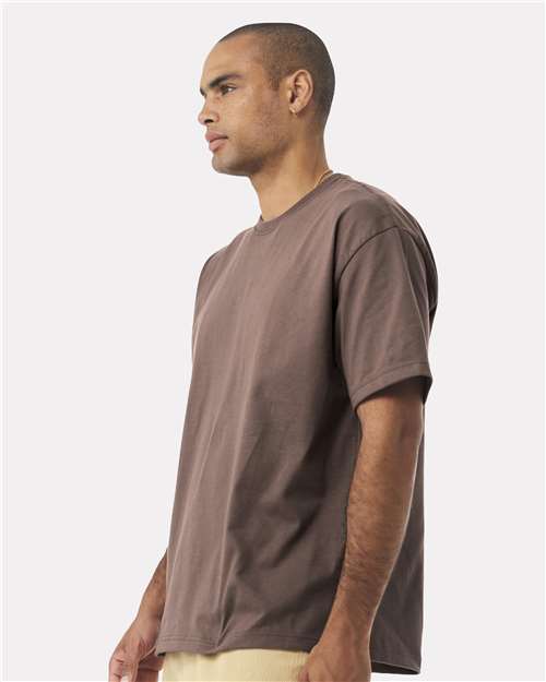 Unisex 7.5 oz Heavyweight Tee – On Model – Side