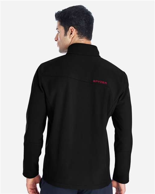 Men's Transport Soft Shell Jacket – On Model – Back