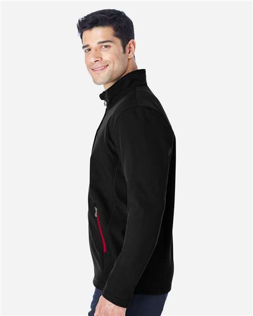Men's Transport Soft Shell Jacket – On Model – Side