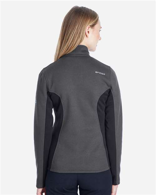 Women's Constant Full-Zip Sweater Fleece Jacket – On Model – Back