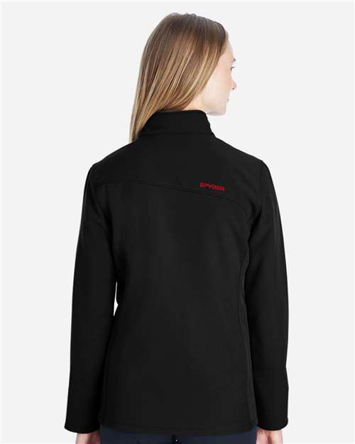 Women's Transport Soft Shell Jacket – On Model – Back