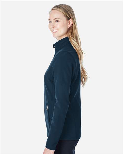 Women's Transport Soft Shell Jacket – On Model – Side