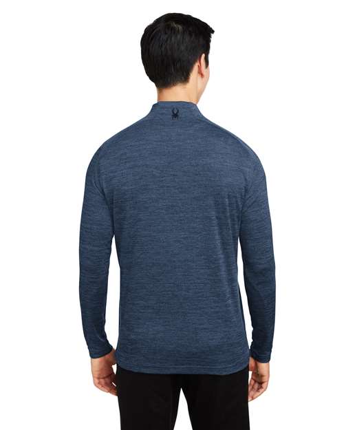 Men's Mission Half-Zip Pullover – On Model – Back
