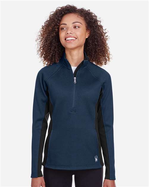 Women's Constant Half-Zip Sweater Fleece Pullover – On Model
