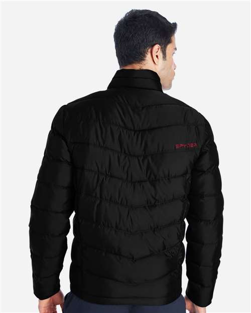 Men's Pelmo Insulated Puffer Jacket – On Model – Back