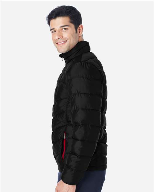 Men's Pelmo Insulated Puffer Jacket – On Model – Side