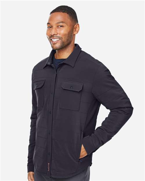 Men's Axis Insulated Shirt Jacket – On Model – Side