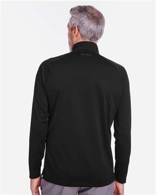 Men's Freestyle Half-Zip Pullover – On Model – Back