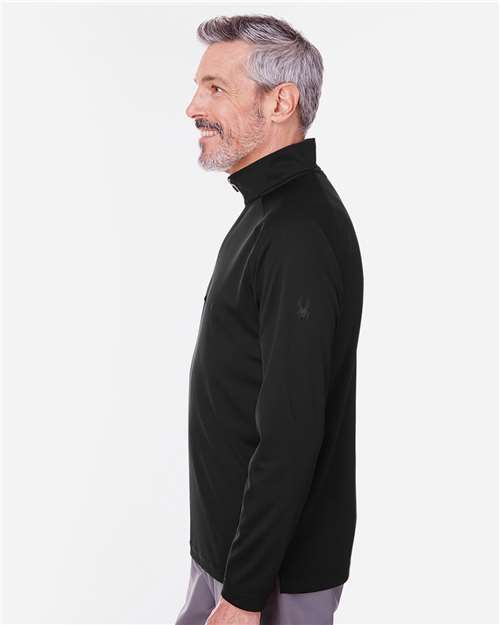 Men's Freestyle Half-Zip Pullover – On Model – Side