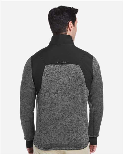 Men's Passage Sweater Jacket – On Model – Back