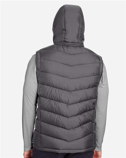 Men's Pelmo Puffer Vest – On Model – Back