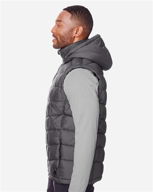 Men's Pelmo Puffer Vest – On Model – Side