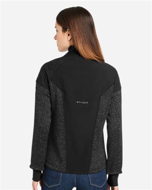 Women's Passage Sweater Jacket – On Model – Back