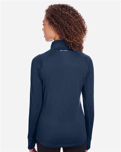 Women's Freestyle Half-Zip Pullover – On Model – Back
