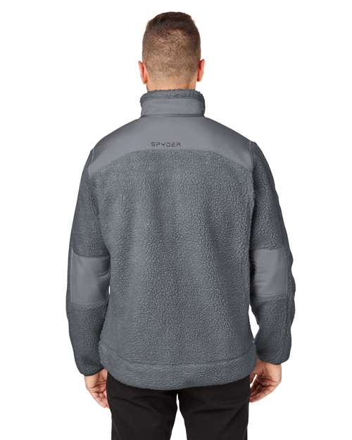 Unisex Venture Sherpa Jacket – On Model – Back