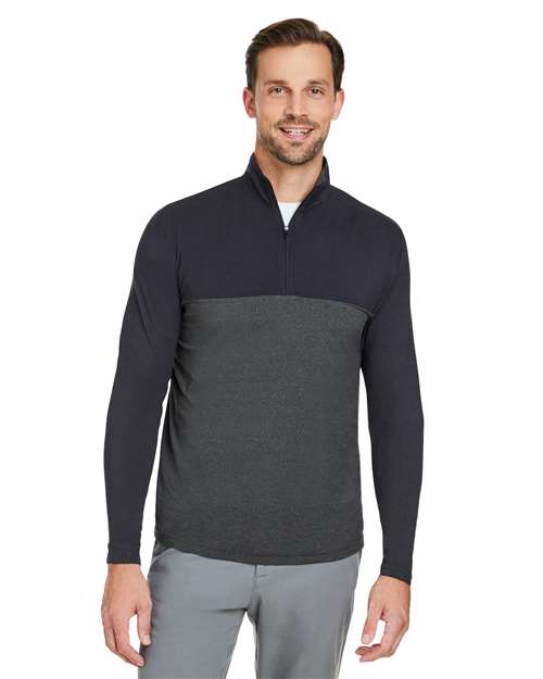 Men's Spyre Flex Colorblock Quarter-Zip Pullover – On Model