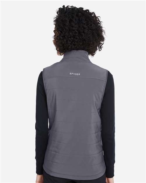 Women's Axis Insulated Vest – On Model – Back