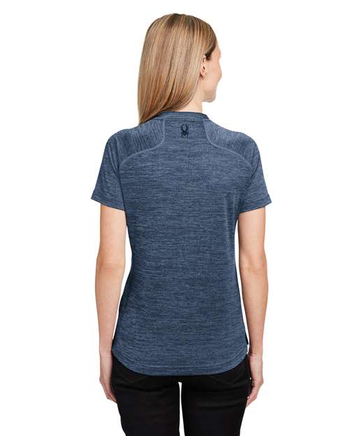Women's Mission Blade Collar Polo – On Model – Back