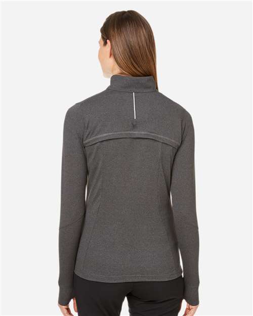 Women's Spyre Quarter-Zip Pullover – On Model – Back