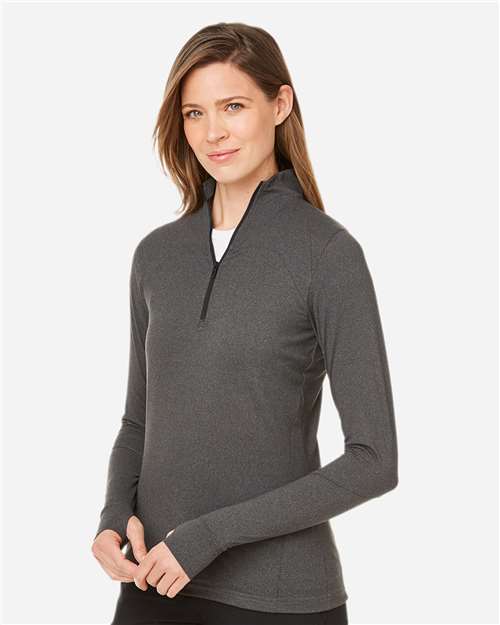 Women's Spyre Quarter-Zip Pullover – On Model – Side