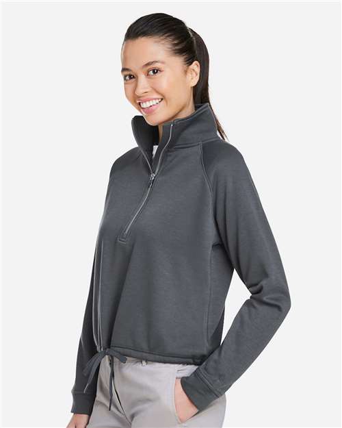 Women's Xtryme Half-Zip Pullover – On Model – Side
