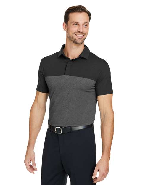 Men's Spyre Flex Colorblock Polo – On Model – Side