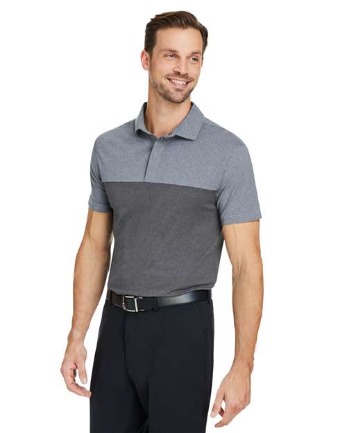 Men's Spyre Flex Colorblock Polo – On Model – Side