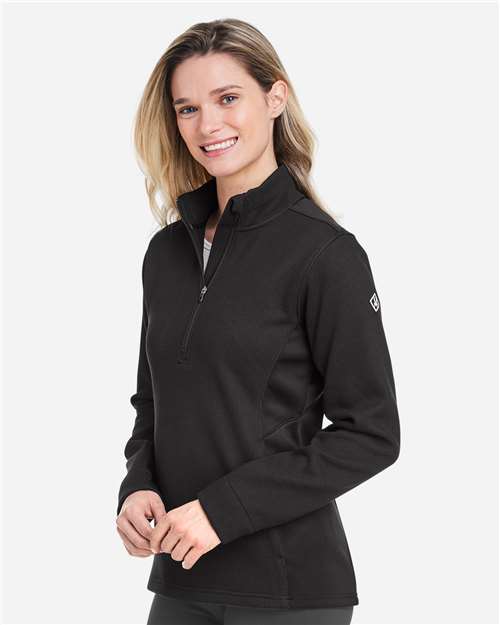 Women's Constant Canyon Quarter-Zip Pullover – On Model – Side