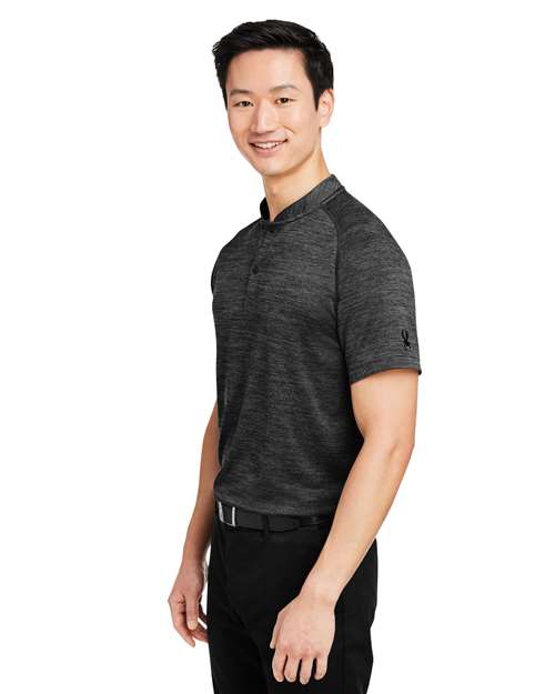 Men's Mission Blade Collar Polo – On Model – Side