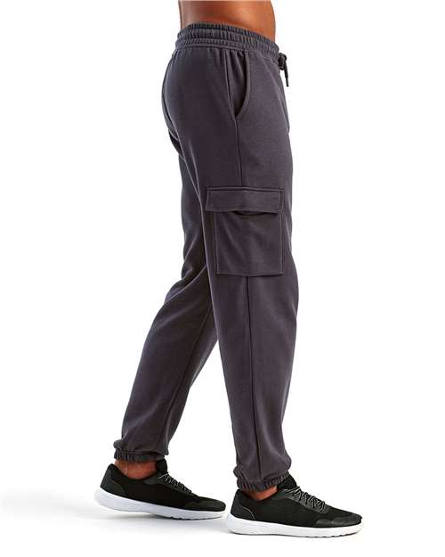 Unisex Riley Cargo Joggers – On Model – Side