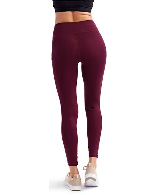 Women's Mesh Pocket Danica Leggings – On Model – Back