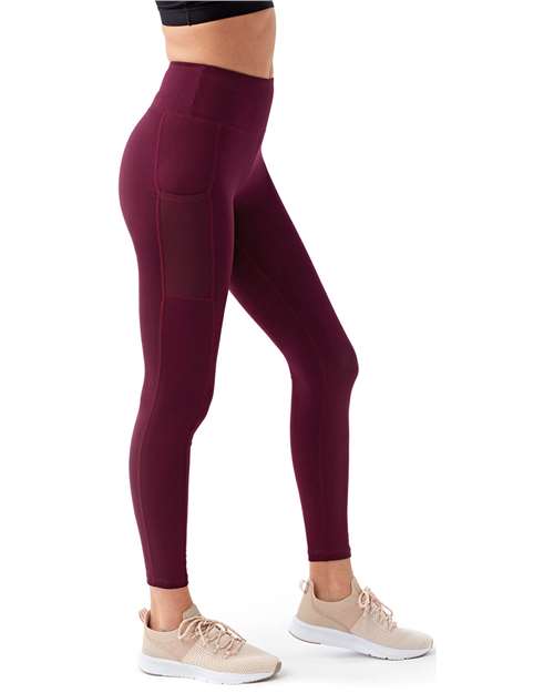 Women's Mesh Pocket Danica Leggings – On Model – Side