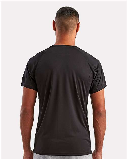 Unisex Panelled Tech T-Shirt – On Model – Back