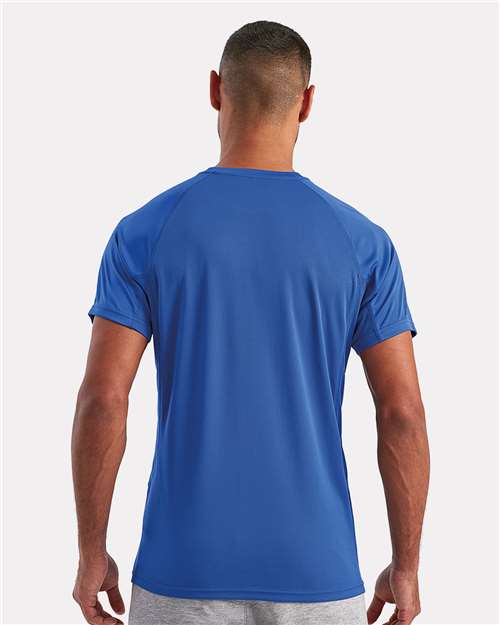 Unisex Panelled Tech T-Shirt – On Model – Back