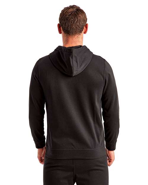 Unisex Spun Dyed Hooded Sweatshirt – On Model – Back