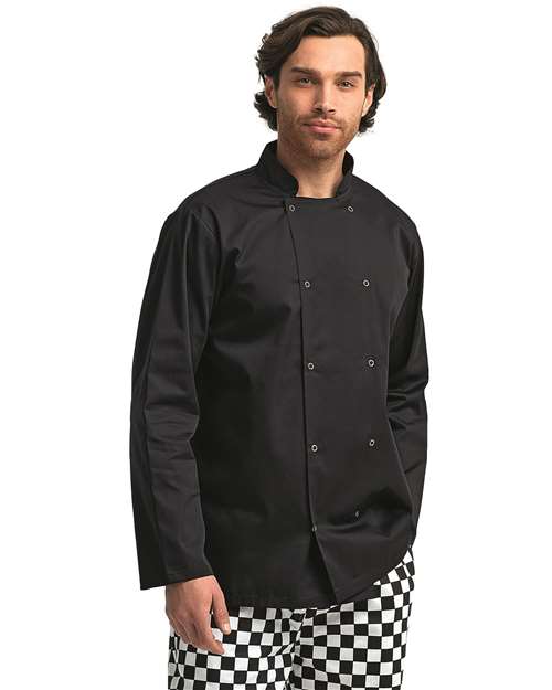 Unisex Ten Studded Front Chef Coat