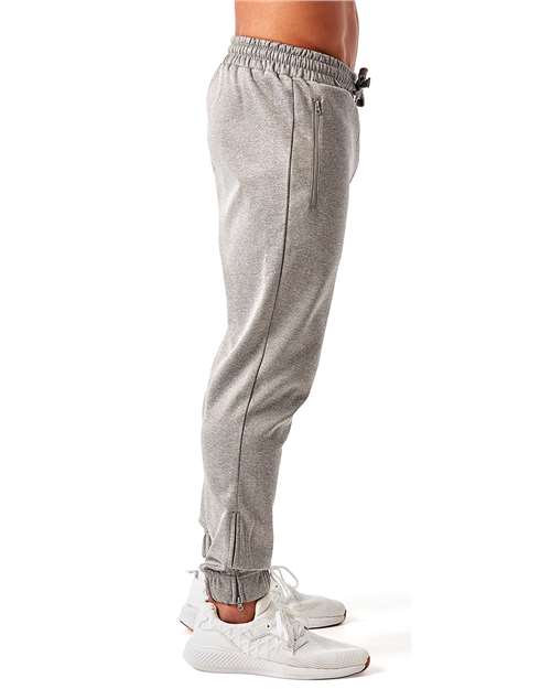 Unisex Spun Dyed Joggers – On Model – Side