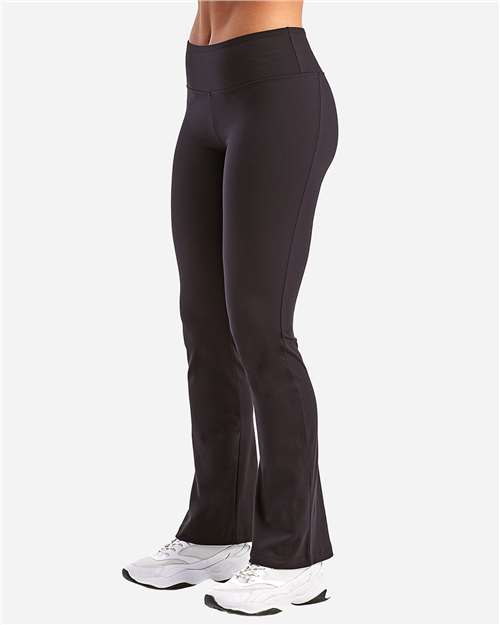 Women’s Flare Leggings – On Model – Side