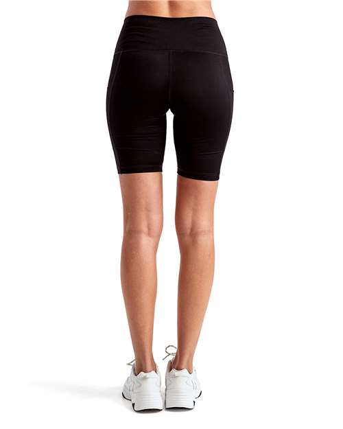 Women's Performance Compression Shorts – On Model – Back