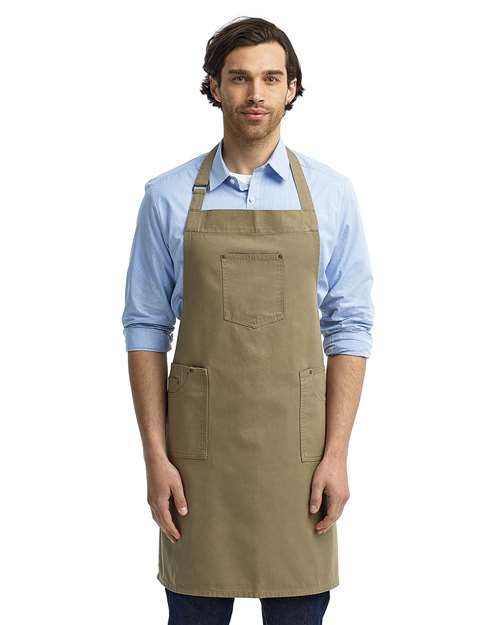 Chino Bib Apron – On Model