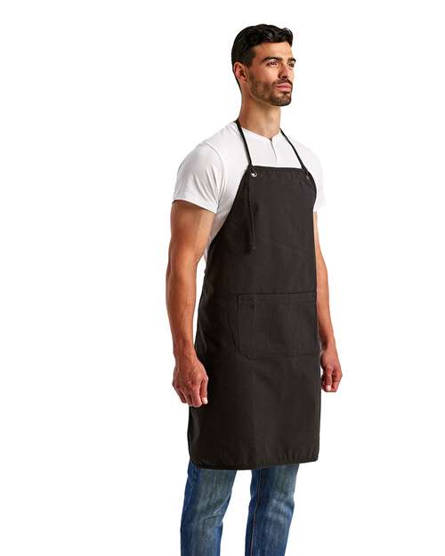 Artisan's Choice Double Pocket Canvas Apron – On Model – Side