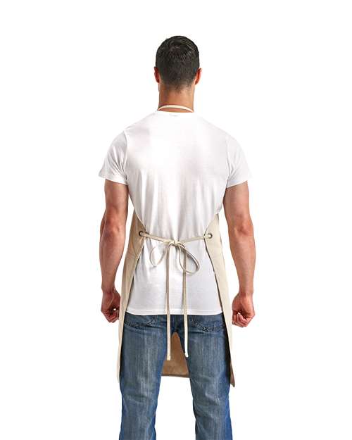 Artisan's Choice Double Pocket Canvas Apron – On Model – Back