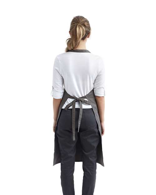 Organic Cotton Bib Apron – On Model – Back