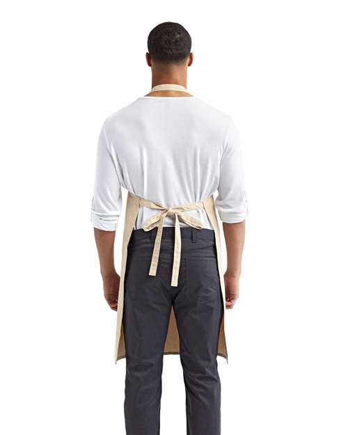 Organic Cotton Bib Apron – On Model – Back