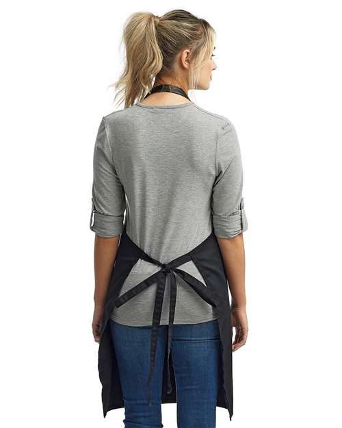 Espresso Bib Apron – On Model – Back
