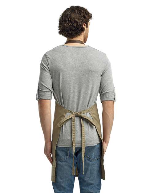 Espresso Bib Apron – On Model – Back